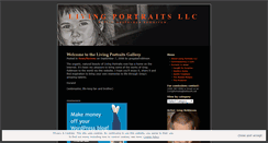 Desktop Screenshot of livingportraitsllc.wordpress.com