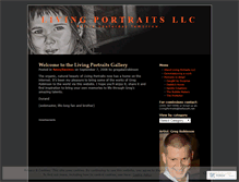 Tablet Screenshot of livingportraitsllc.wordpress.com