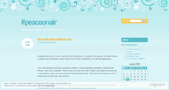 Desktop Screenshot of peaceonair.wordpress.com