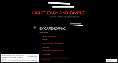 Desktop Screenshot of lighteasysimple.wordpress.com