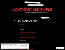 Tablet Screenshot of lighteasysimple.wordpress.com