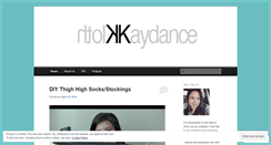 Desktop Screenshot of kaydancekloth.wordpress.com