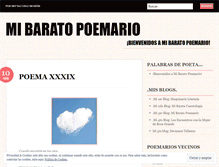 Tablet Screenshot of mibaratopoemario.wordpress.com