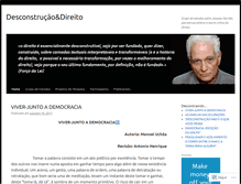 Tablet Screenshot of desconstrucaoedireito.wordpress.com