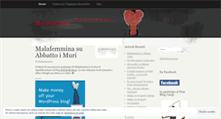 Desktop Screenshot of malafemmina.wordpress.com