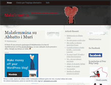 Tablet Screenshot of malafemmina.wordpress.com