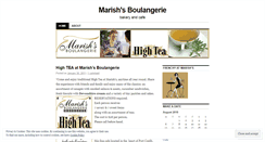 Desktop Screenshot of marishscafe.wordpress.com