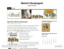 Tablet Screenshot of marishscafe.wordpress.com