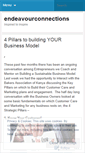 Mobile Screenshot of endeavourconnections.wordpress.com