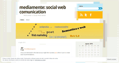 Desktop Screenshot of mediamentesocial.wordpress.com