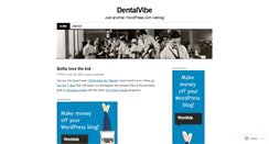 Desktop Screenshot of dentalvibe.wordpress.com