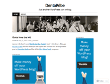 Tablet Screenshot of dentalvibe.wordpress.com