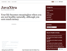 Tablet Screenshot of javaxtra.wordpress.com