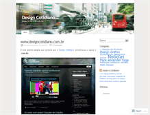 Tablet Screenshot of designcotidiano.wordpress.com