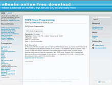 Tablet Screenshot of ebookee.wordpress.com