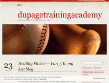 Tablet Screenshot of dupagetrainingacademy.wordpress.com