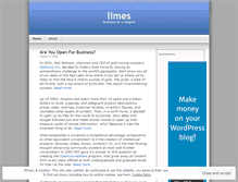 Tablet Screenshot of limes.wordpress.com