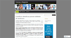 Desktop Screenshot of cienciaynegocios.wordpress.com