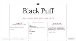 Desktop Screenshot of blackpuff.wordpress.com