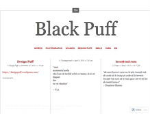 Tablet Screenshot of blackpuff.wordpress.com