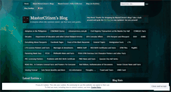 Desktop Screenshot of mastercitizen.wordpress.com