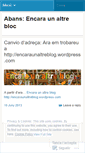 Mobile Screenshot of encaraunaltrebloc.wordpress.com