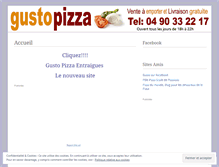 Tablet Screenshot of gustopizza.wordpress.com
