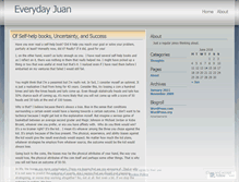 Tablet Screenshot of everydayjuan.wordpress.com