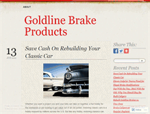 Tablet Screenshot of goldlinebrakeproducts.wordpress.com