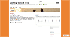 Desktop Screenshot of cookingcakesandmore.wordpress.com