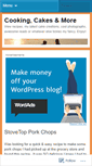 Mobile Screenshot of cookingcakesandmore.wordpress.com