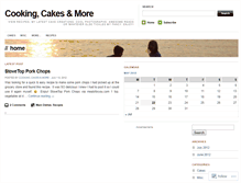 Tablet Screenshot of cookingcakesandmore.wordpress.com
