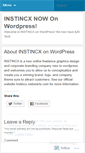 Mobile Screenshot of instincx.wordpress.com