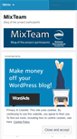 Mobile Screenshot of mixteam01.wordpress.com