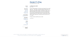 Desktop Screenshot of margiek.wordpress.com