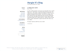 Tablet Screenshot of margiek.wordpress.com