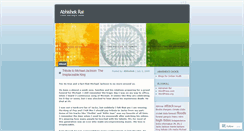 Desktop Screenshot of abhishekrai85.wordpress.com