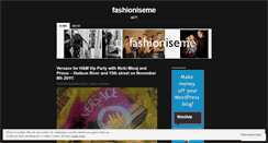 Desktop Screenshot of fashioniseme.wordpress.com