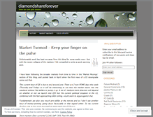 Tablet Screenshot of diamondshareforever.wordpress.com