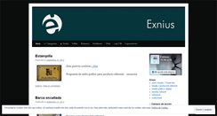Desktop Screenshot of exnius.wordpress.com