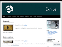 Tablet Screenshot of exnius.wordpress.com