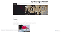 Desktop Screenshot of mytinyapartment.wordpress.com