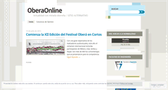 Desktop Screenshot of oberaonline.wordpress.com