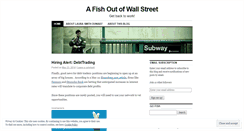 Desktop Screenshot of fishoutofwallst.wordpress.com