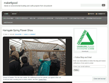 Tablet Screenshot of make4good.wordpress.com