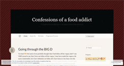 Desktop Screenshot of foodaddictionconfessions.wordpress.com