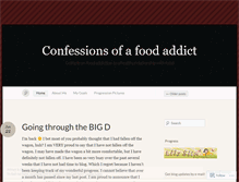 Tablet Screenshot of foodaddictionconfessions.wordpress.com