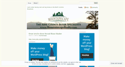 Desktop Screenshot of mountainscape.wordpress.com