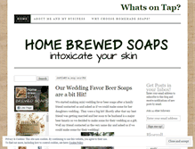 Tablet Screenshot of homebrewedsoaps.wordpress.com