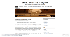 Desktop Screenshot of enebd2012.wordpress.com